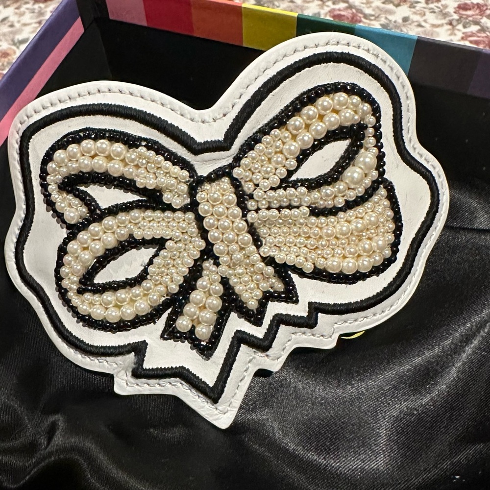 Gucci Women's Shoes patch with Pearl and Black Bow
